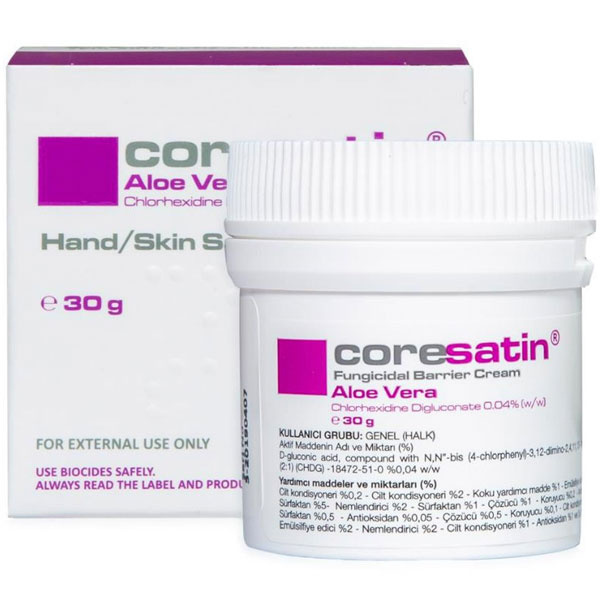 Coresatin Противогрибковый барьерный крем AloeVera 30 гр Nemlendirici Krem
