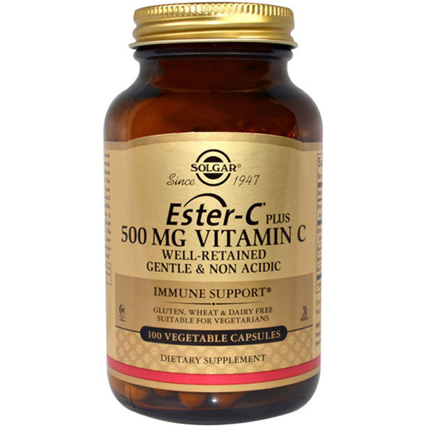 Solgar Ester C Plus 500 мг 100 таблеток Добавка витамина С