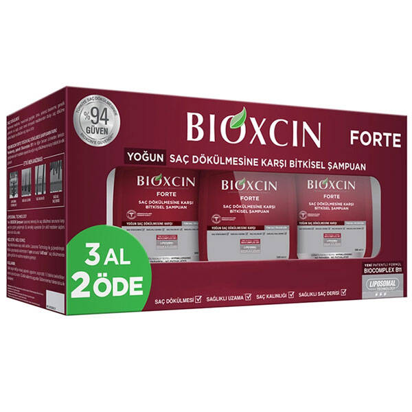 Bioxcin Forte Shampoo 3 Buy 2 Pay 300 ml Anti-Shedding Shampoo