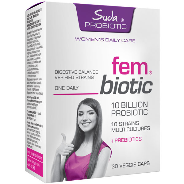 Suda Vitamin Probiotic Fem Biotic 30 капсул