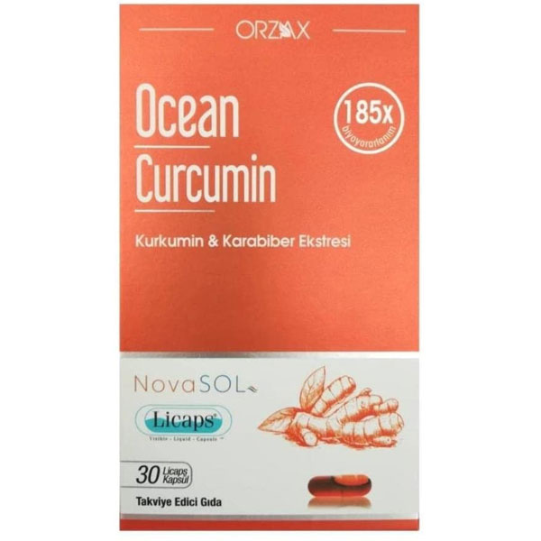 Orzax Ocean Curcumin 30 Kapsül