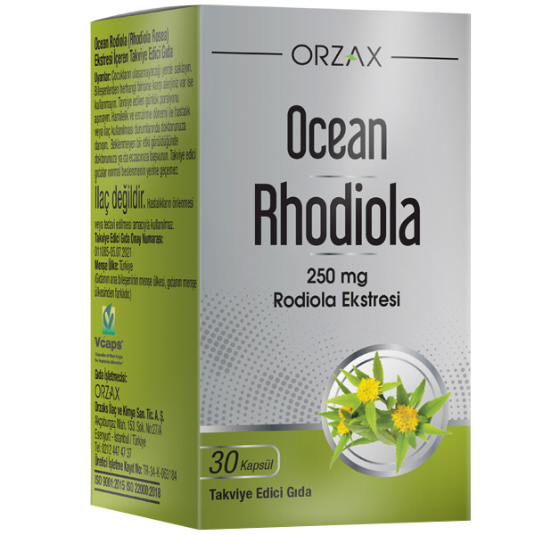 Orzax Ocean Rhodiola 250 мг 30 капсул
