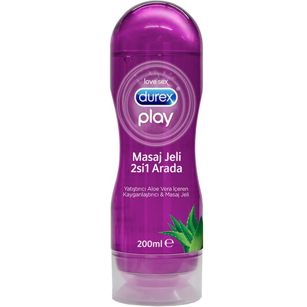 Durex Play 2 в 1 Массажный гель и лубрикант 200 мл Алоэ Вера