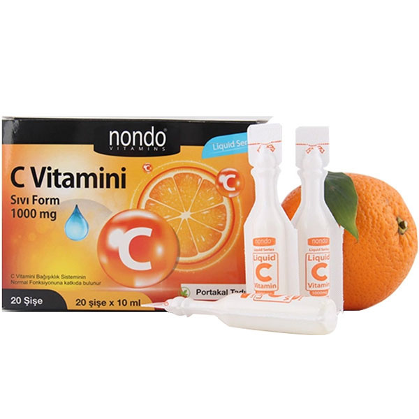 Nondo Витамин C Жидкая форма 1000 мг 20 бутылок x 10 мл
