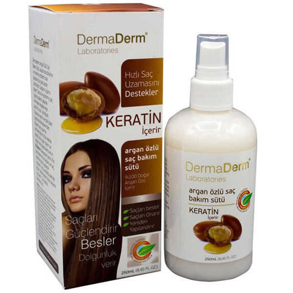 Dermaderm Молочко для ухода за волосами с экстрактом арганового масла 250 мл