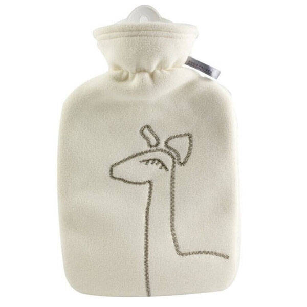 Hugo Frosh Giraffe Patterned Hot Water Bag Cream 5802