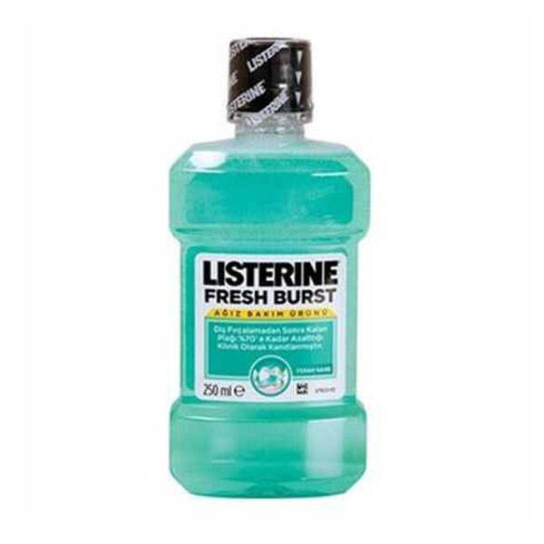 Listerine Fresh Burst Mouthwash 250 мл Полоскание для рта со вкусом мяты