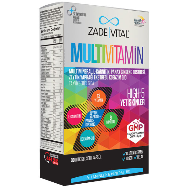 Zade Vital Multivitamin 30 травяных капсул