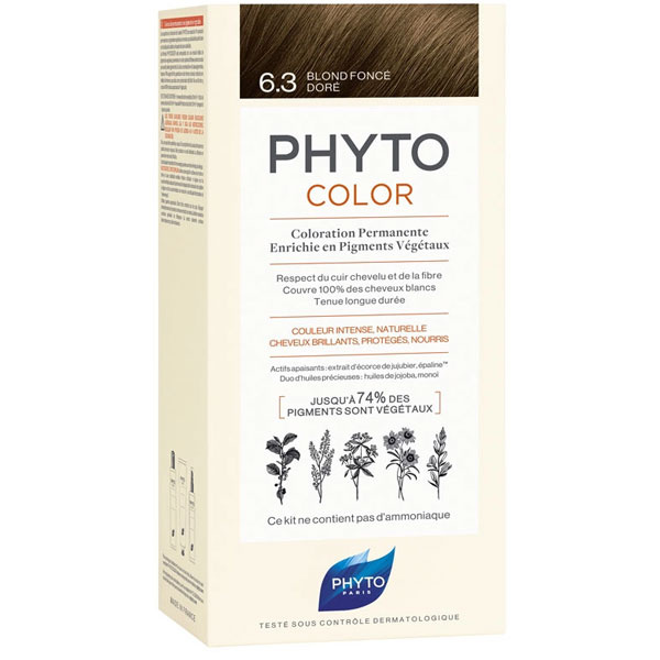Phyto Phytocolor Травяная краска для волос 6.3 Темно-абровый русый