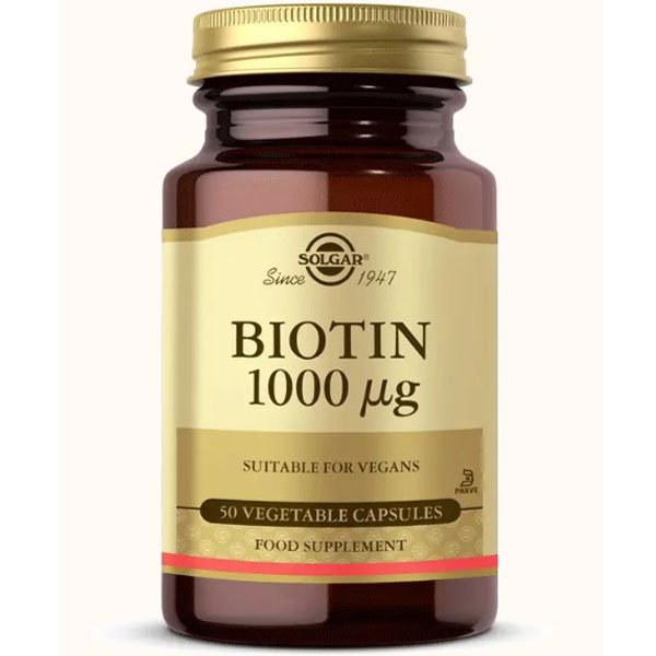 Solgar Biotin 1000 Mcg 50 Capsules