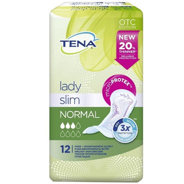 Tena Lady Slim Normal женские прокладки для мочевого пузыря 12 li