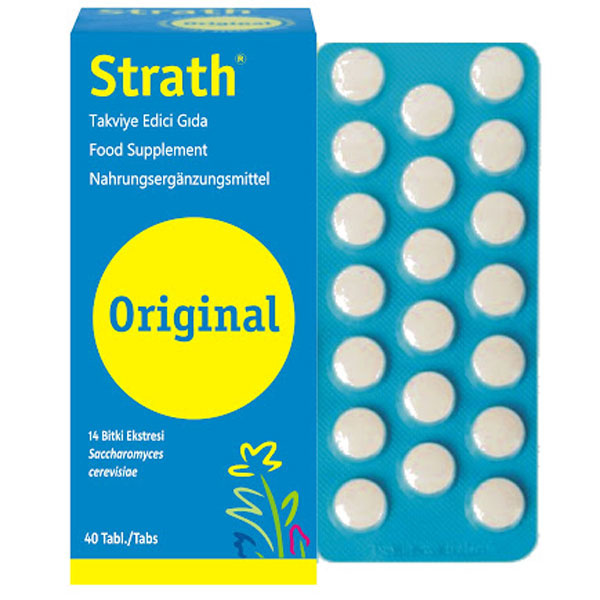 Травяная пищевая добавка Strath Tablet 40