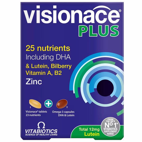 Vitabiotics Visionace Plus 56 таблеток Пищевая добавка