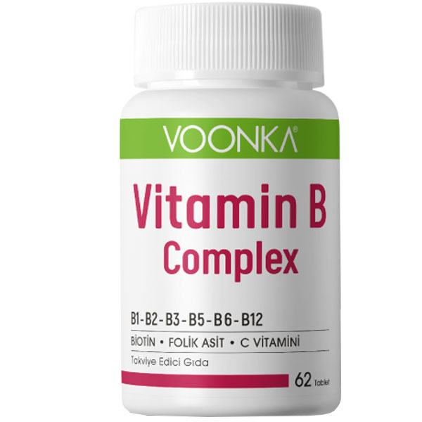 Voonka Vitamin B Complex 62 Tablets Витамин B Supplement