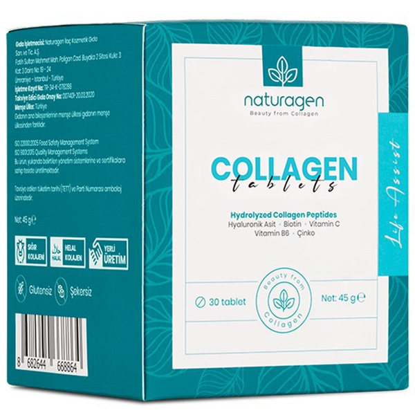 Naturagen Collagen Life Assist 30 таблеток Коллагеновая добавка