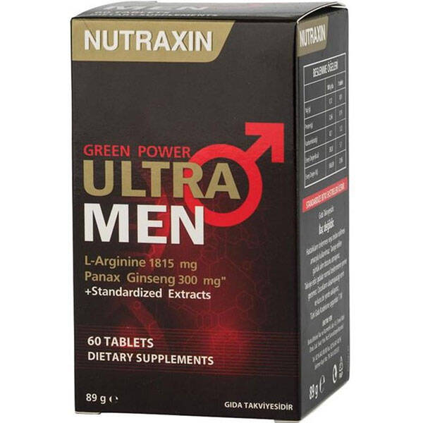 Nutraxin Ultramen 60 таблеток Пищевая добавка