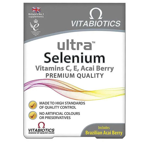 Vitabiotics Ultra Selenium 165 мкг 30 таблеток