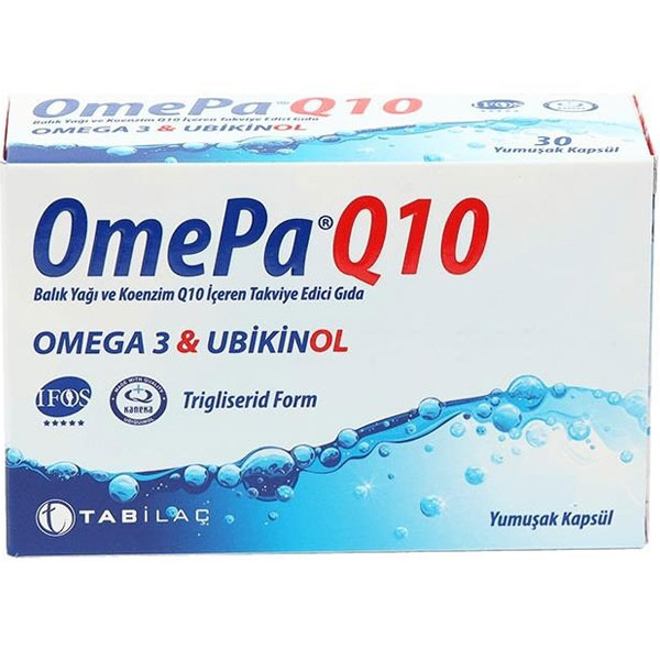 Omepa Q10 Омега 3 Убихинол 60 капсул