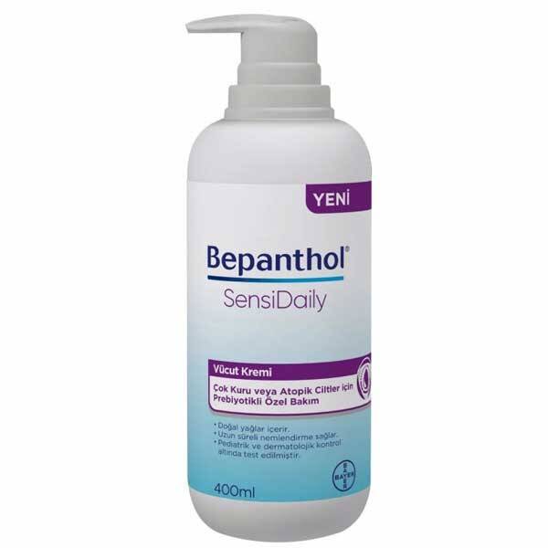 Bepanthol Sensi Ежедневный крем для тела 400 мл с помпой
