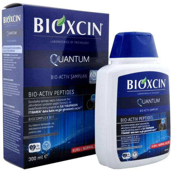 Bioxcin Quantum Шампунь для сухих и нормальных волос 300 мл против выпадения