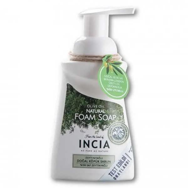 Incia Natural Натуральное пенное мыло с оливковым маслом 200 МЛ
