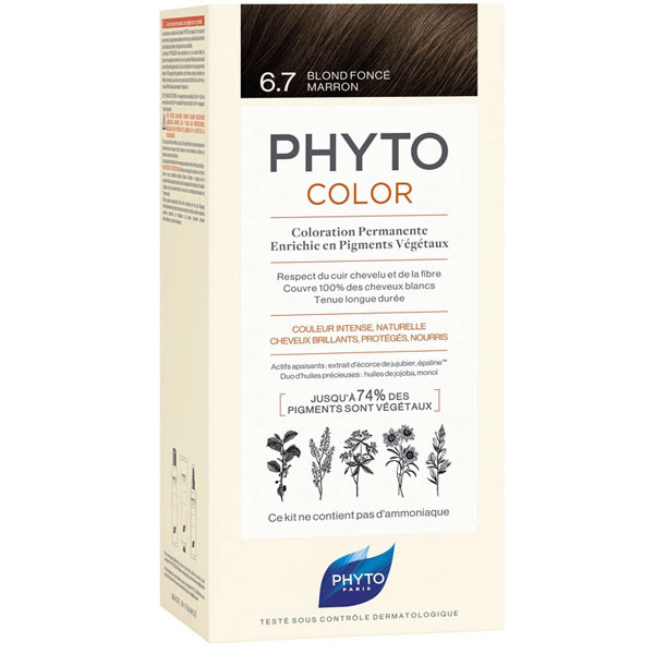Phyto Phytocolor Травяная краска для волос 6.7 Шоколадно-коричневый