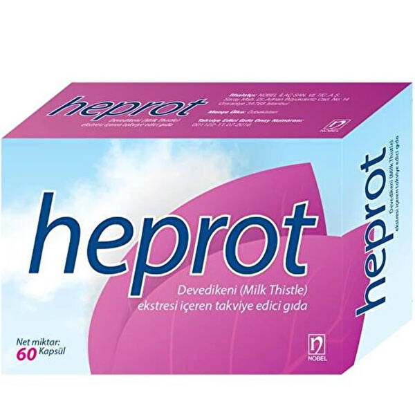 NBL Heprot Экстракт расторопши Дополнительное питание 60 капсул
