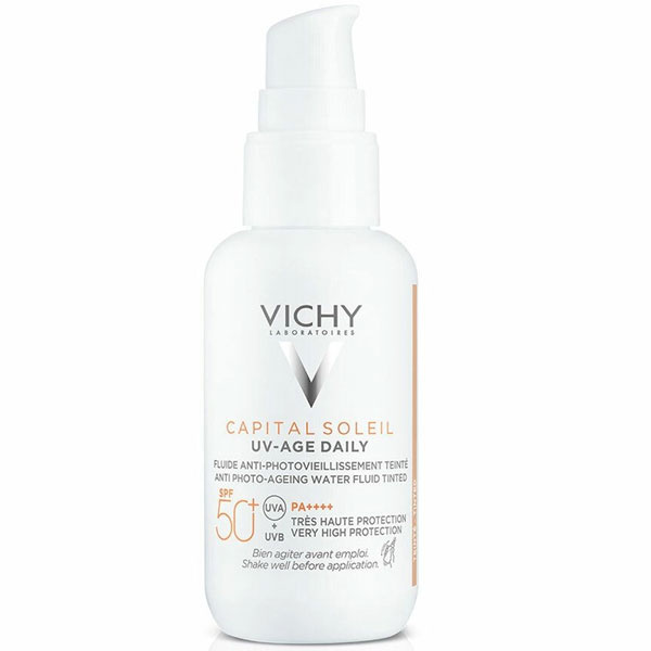 Vichy Capital Soleil UV Age Daily Tinted Spf 50 40 ML Антивозрастной тонированный солнцезащитный крем