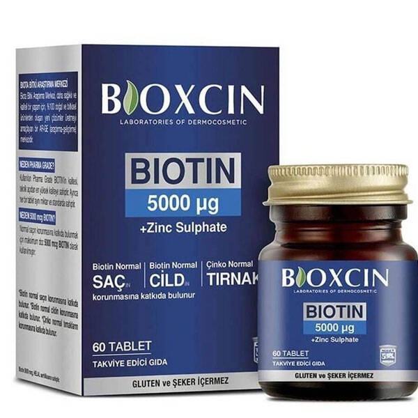 Bioxcin Biotin Tablet 5000mcg 60 Tablets Biotin Supplement