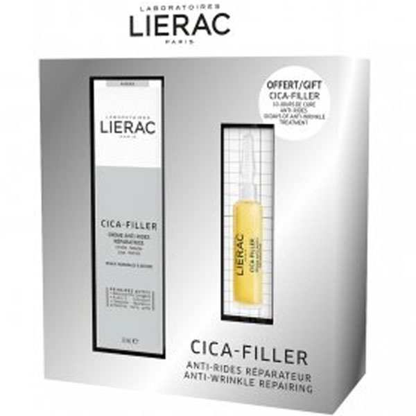 Lierac Cica Filler Cream Крем против морщин 40 ML + Сыворотка Cica Filler 10 ML