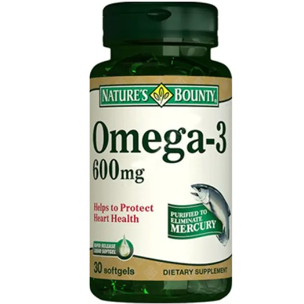 Nature's Bounty Omega 3 600 мг 30 Softjel