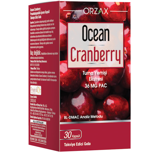 Orzax Ocean Cranberry Экстракт клюквы 30 таблеток