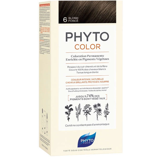 Phyto Phytocolor Травяная краска для волос 6 темно-русый