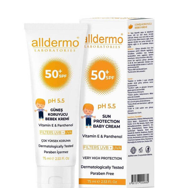Alldermo Baby Sunscreen Spf 50 75 ML