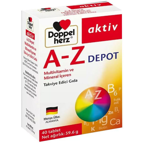 Doppelherz Active A Z Depot Мультивитамин 40 таблеток
