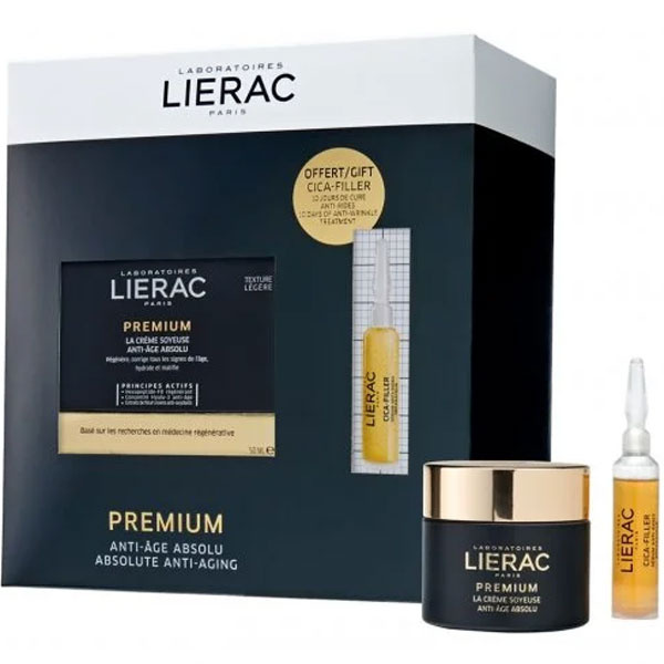 Lierac Premium Silky Cream 50 ML + Cica Filler Serum 10 ML