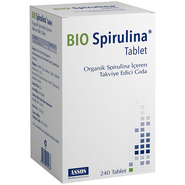 Bio Spirulina 240 таблеток Пищевая добавка