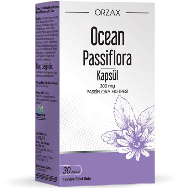 Orzax Ocean Passiflora 300 мг 30 капсул
