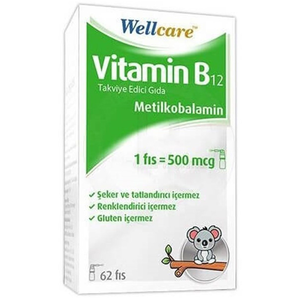 Wellcare Vitamin B12 500 Mcg Spray 5 ML Дополнительное питание
