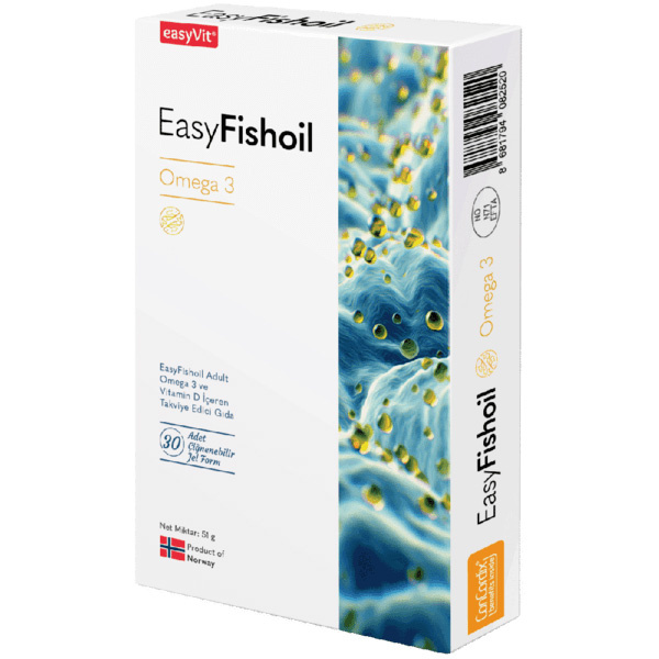 EasyFishoil Omega 3 Chewable Gel Form 30 Pcs Рыбий жир