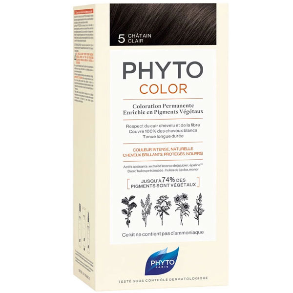 Phyto Phytocolor Травяная краска для волос 5 Светлый каштан