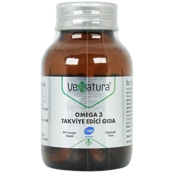 Venatura Omega 3 60 мягких капсул добавка рыбьего жира