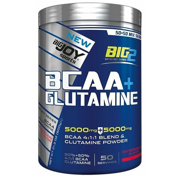 Bigjoy Sports BCAABIG Glutamine 600 GR Аминокислоты с глютамином со вкусом арбуза