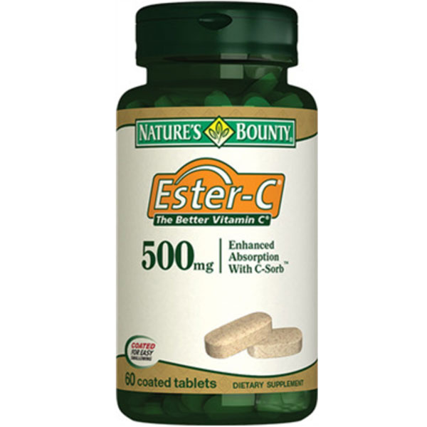 Nature's Bounty Ester C 500 мг 60 таблеток