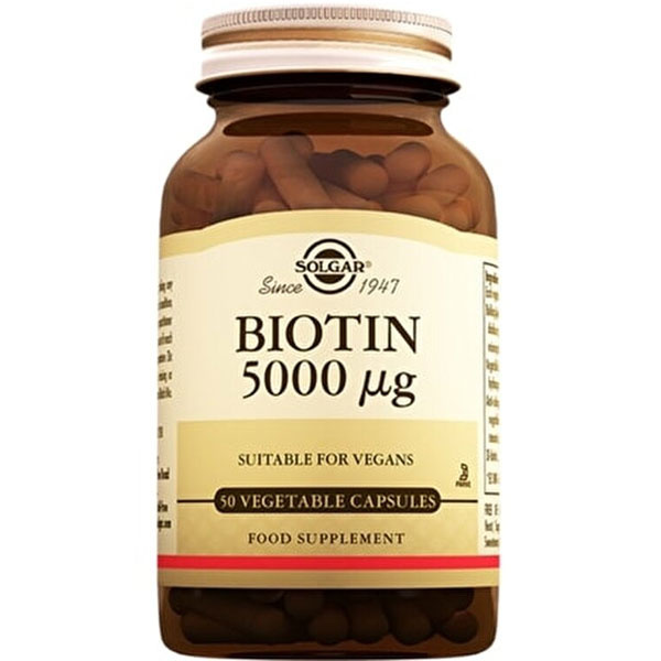 Solgar Biotin 5000 Mcg 50 Capsules