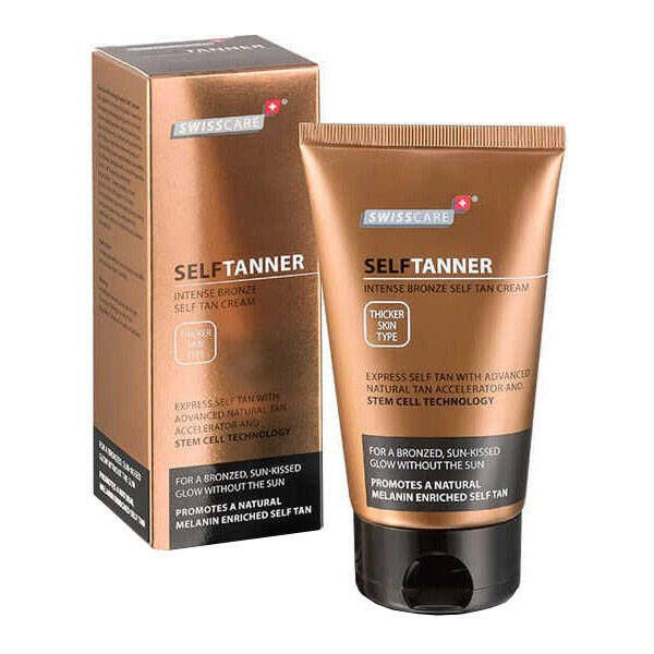Swisscare Self Tanner Intense Bronze Self Tan Cream Thicker Skin Type 150 ML Крем для загара с интенсивным бронзовым эффектом