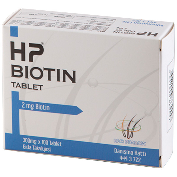 Hair Pharma Biotin Tablet 2 Mg 100 Tablets