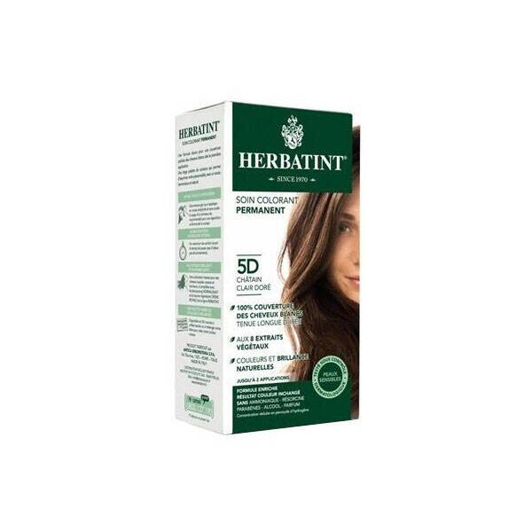 Herbatint Краска для волос 5D Светло-золотистый каштан