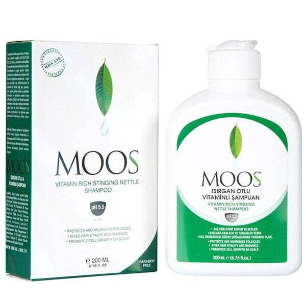 Moos Nettle Shampoo 200 ML Шампунь против линьки