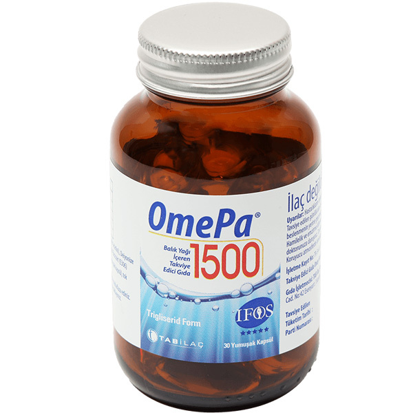 Рыбий жир Omepa 1500 мг 30 мягких капсул